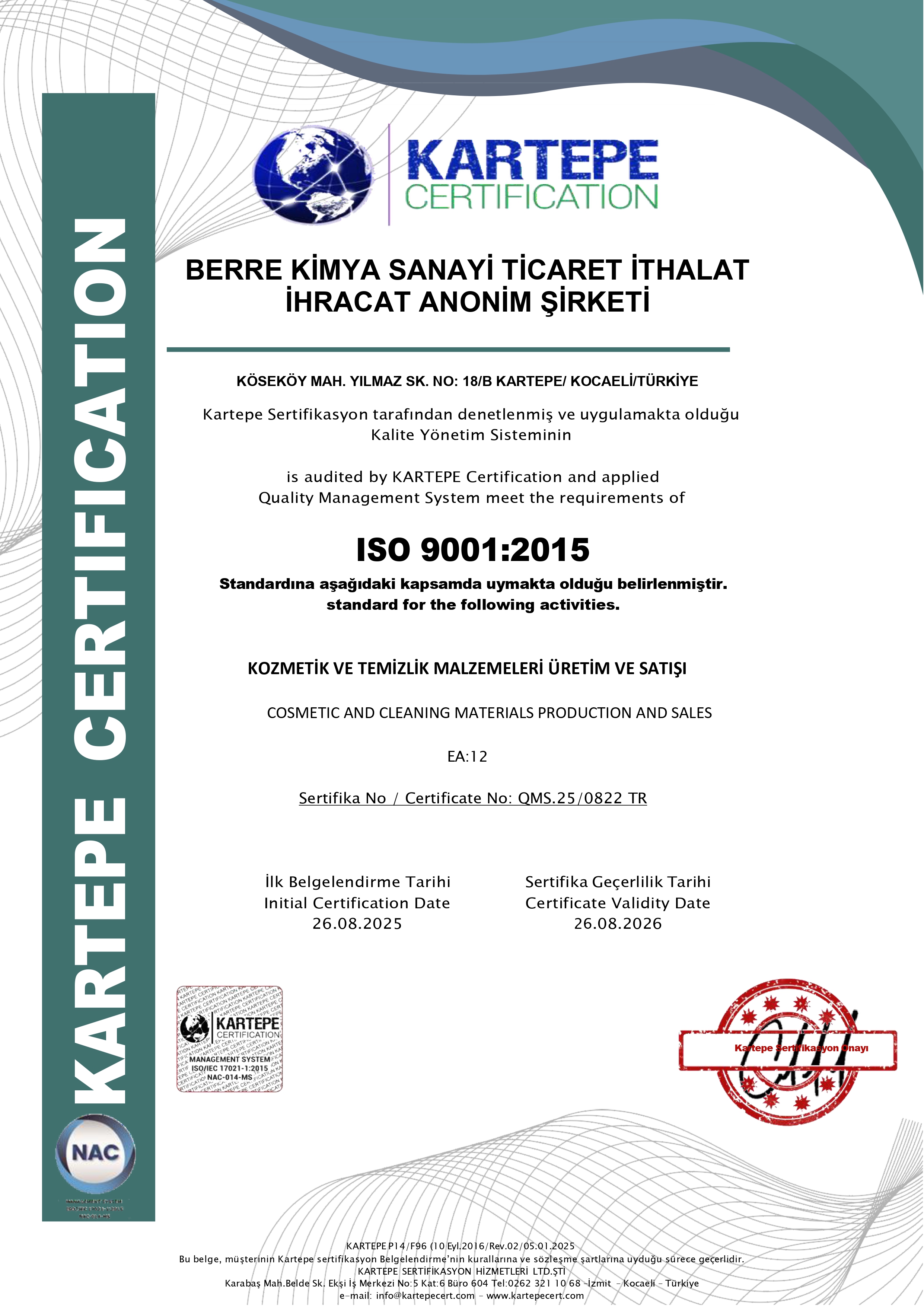 ISO 9001:2015